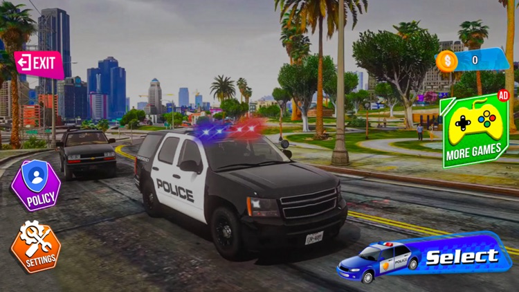 Police chase cop car games screenshot-4