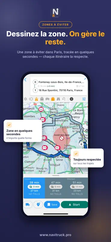 NaviTruck GPS Truck & Caravan screenshot 6 of 9