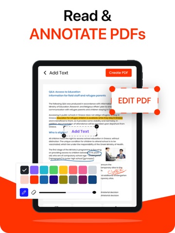 PDF Editor: PDF fill and sign iPad screenshot