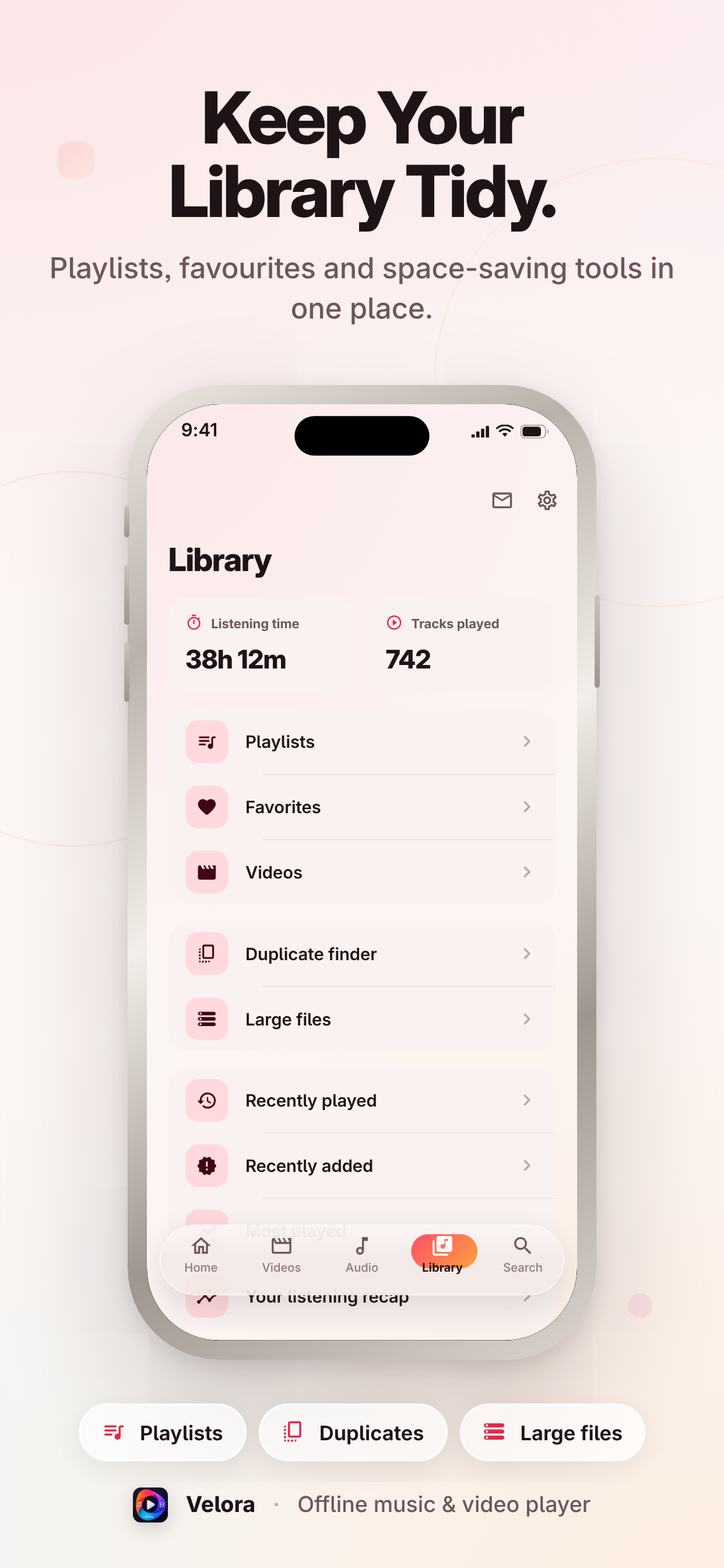Velora Player: Video & Audio screenshot 6
