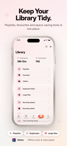 Velora Player: Video & Audio Screenshot 6 of 8