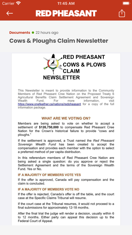 #6. Red Pheasant Cree Nation (iOS) 由: Red Pheasant Cree Nation