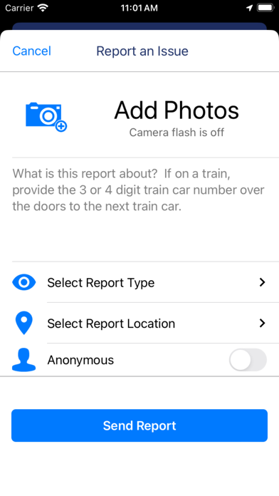 Alert SacRT Screenshot