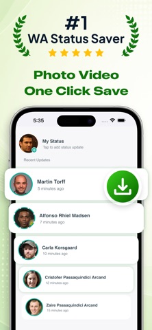 WA Status Saver & Downloader iPhone screenshot 1