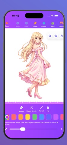 Cute Girls Coloring screenshot