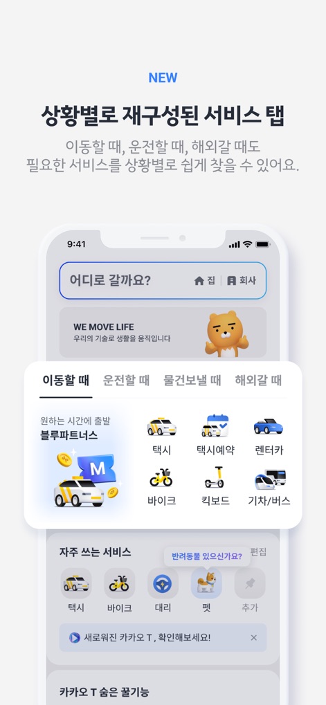 Kakao T - Abas Temáticas