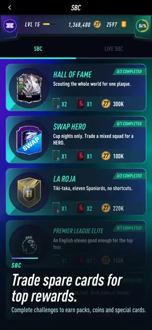 DEXFUT 27: Pack Opener & Draft screenshot 2