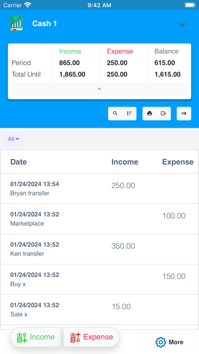 Cashbook Lite - Expense/Income Screenshot