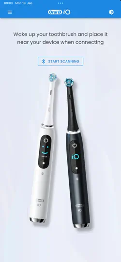 Screenshot von Oral-B Cosmos auf dem iPhone 1