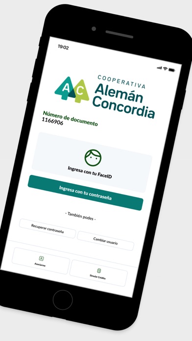 Coop. Alemán Concordia Screenshot