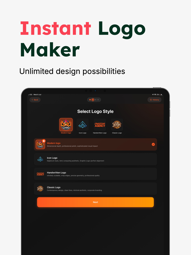 ‎AI Logo & Design Creator Screenshot