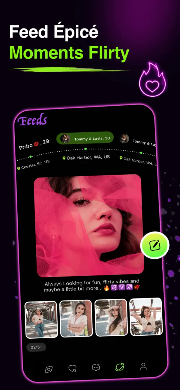 Screenshot #3 pour Appli de rencontre & Tchat