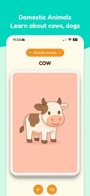 Learn Animals: AniCards screenshot 4