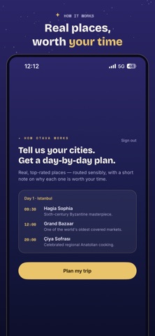 Otava: Trip Planner Screenshot 1 of 5