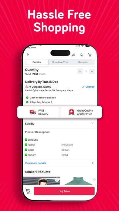 Snapdeal Trendy Budget Fashion iPhone screenshot 7 - Shopping app