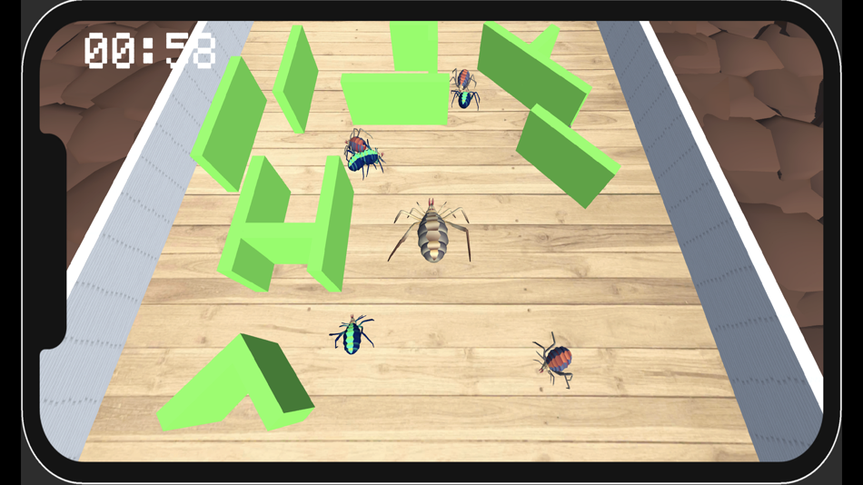 #5. Kill Spider : Hide & Seek (iOS) By: Amine Akharraz