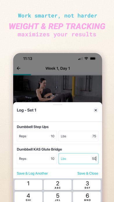 Sesh: Women Fitness & Workouts Screenshot