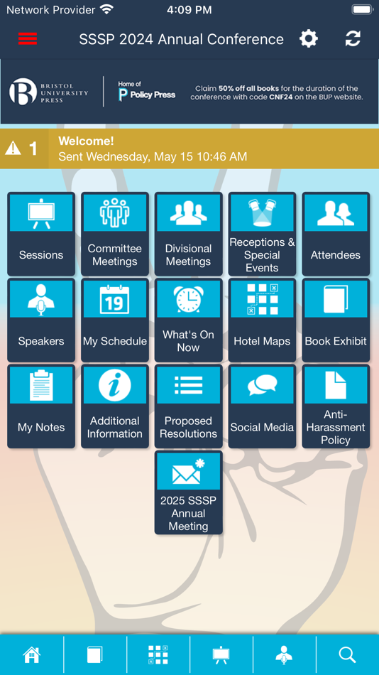 #2. SSSP Events (iOS) By: The Society for the Study of Social Problems