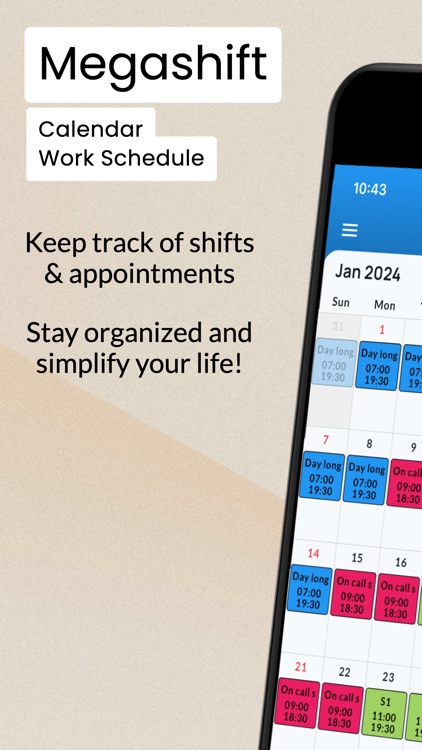 Shift Calendar - Megashift