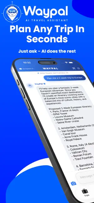 WayPal - AI Travel Assistant screenshot 1