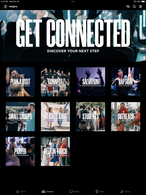 The Heights Church iPad screenshot 2 - Education app
