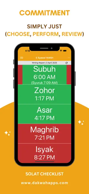 Solat Checklist screenshot 2