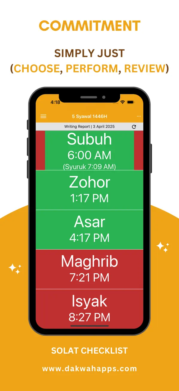 Screenshot #2 pour Solat Checklist