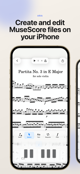 Aria – Music Notation Editor Screenshot 1 of 6