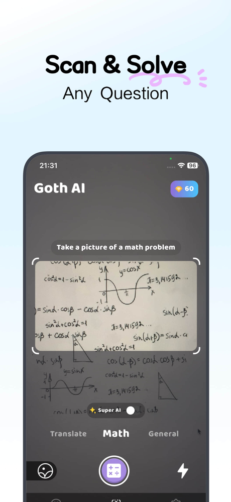 Goth AI - Math Problem Solver screenshot 2