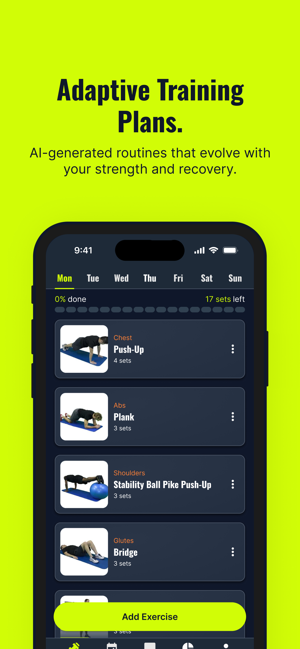 Smart Workout Diary