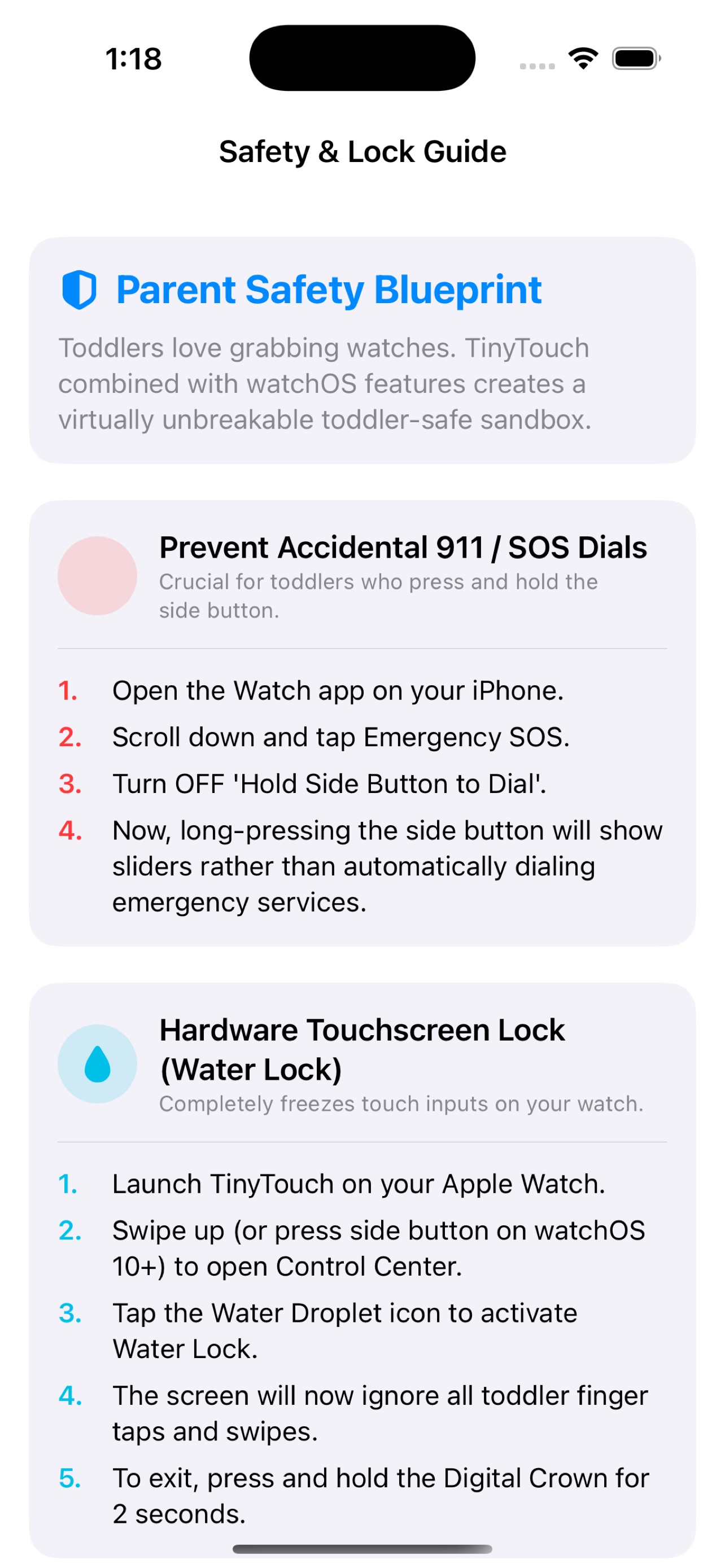 Screenshot 2 of TinyTouch: Toddler Lock & Play
