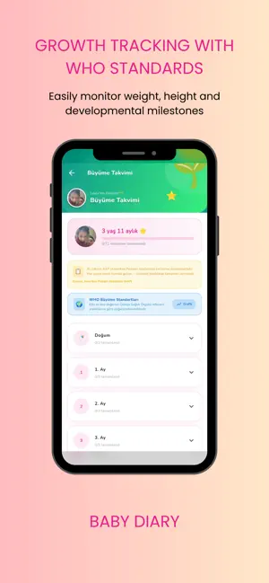 Baby Diary: Memory & Growth screenshot 4