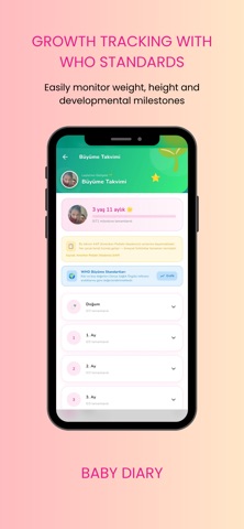 Baby Diary: Memory & Growth iPhone screenshot