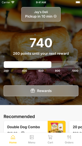Jay's Deli iPhone screenshot 1 - Food & Drink app