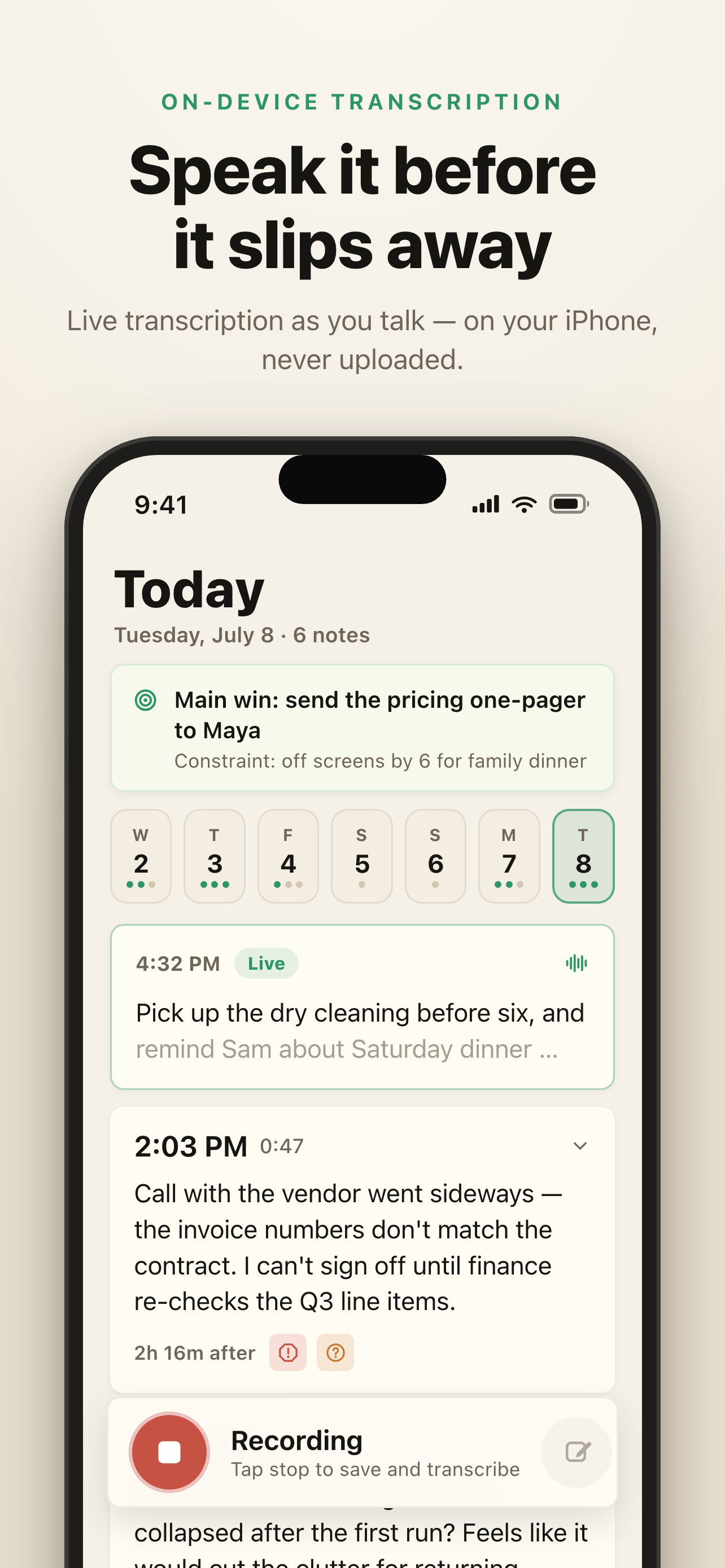 LugaLog screenshot 3