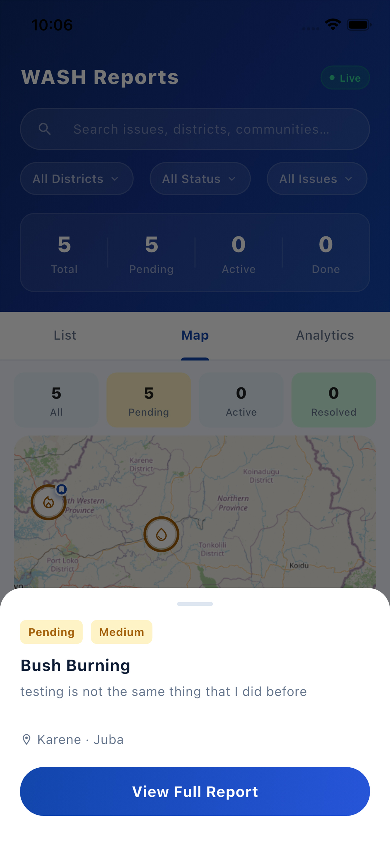 WASH Tracker screenshot 7