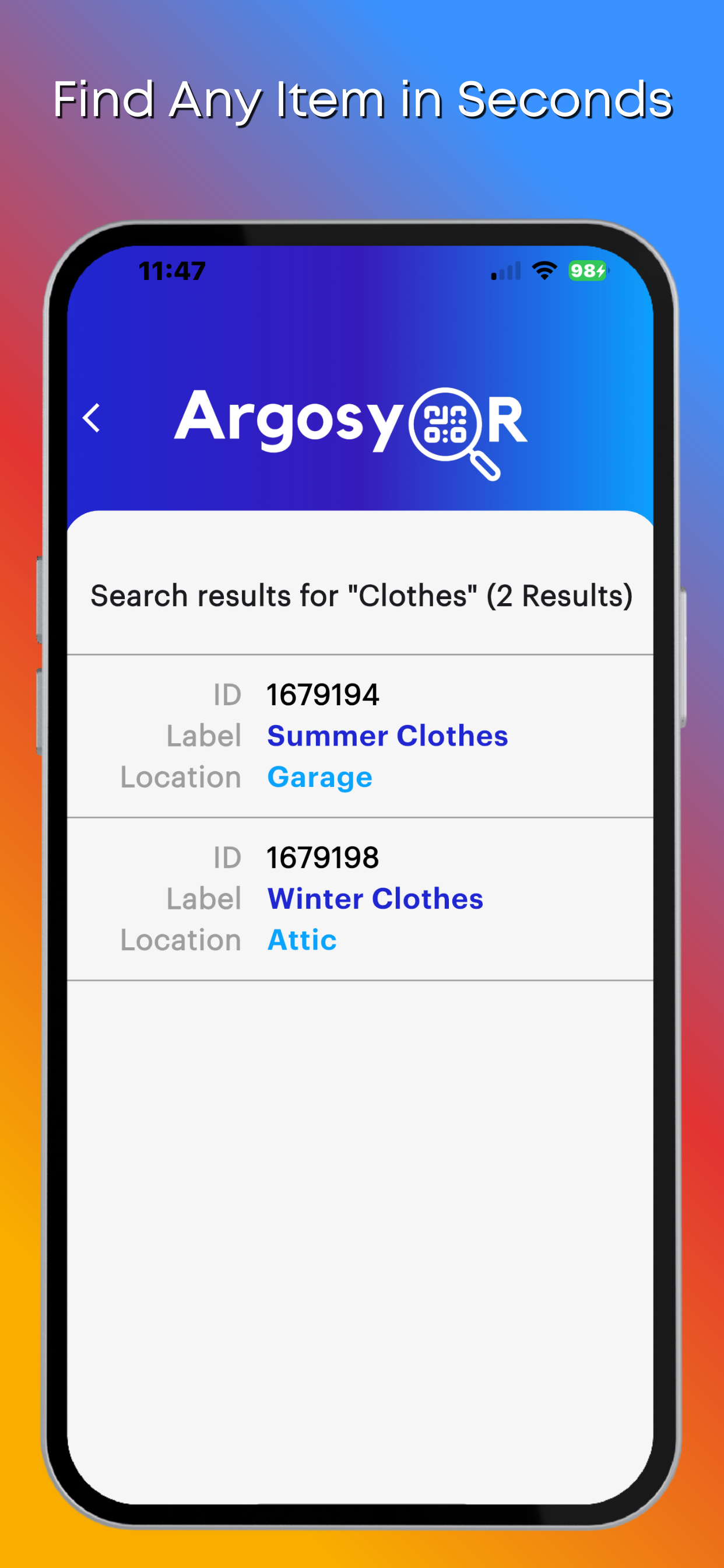 Argosy QR