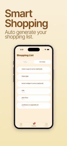 Mia Meal Planner screenshot