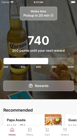 Molka Xete iPhone screenshot 1 - Food & Drink app