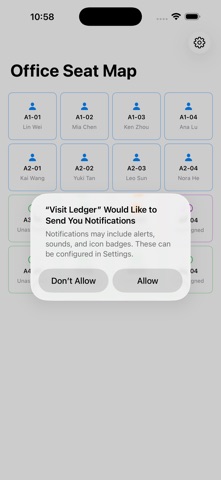 Desk Seat Planner · Screenshots 3