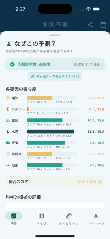 FishCast - 釣果予測・潮見表 screenshot 5 of 6