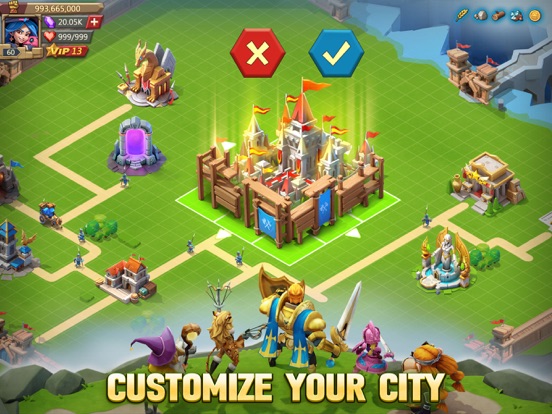 Lords Mobile x Transformers iPad screenshot