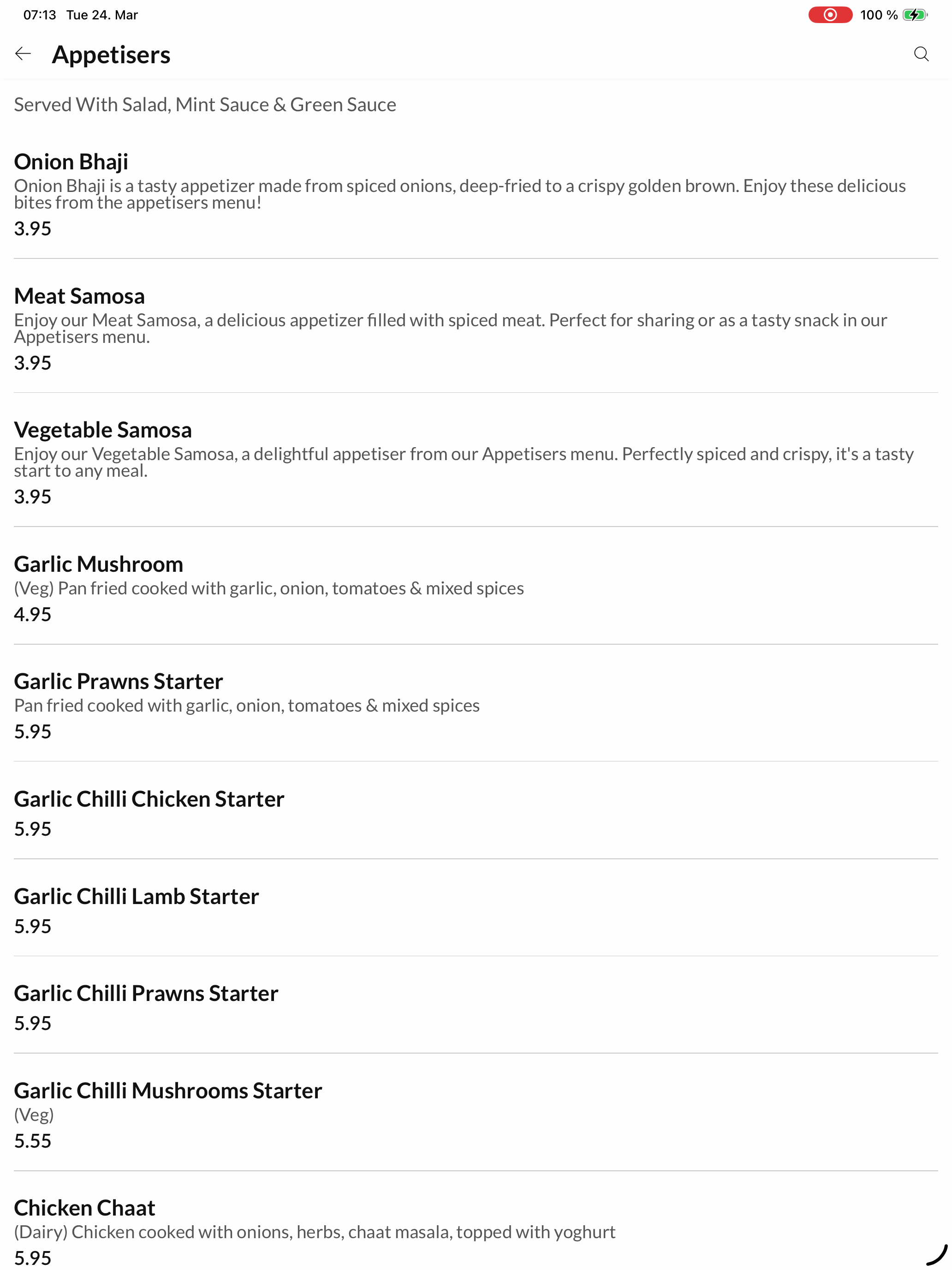 Savera Restaurant Ltd