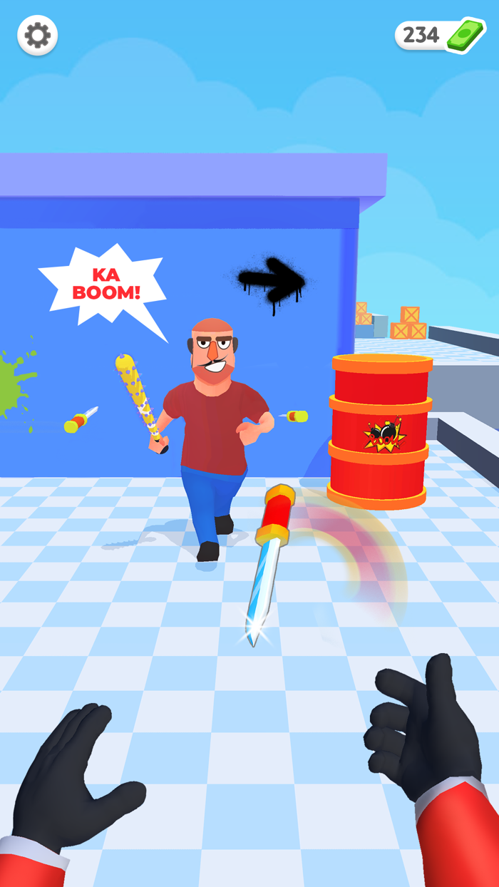 Hit Knife Master Throw Games