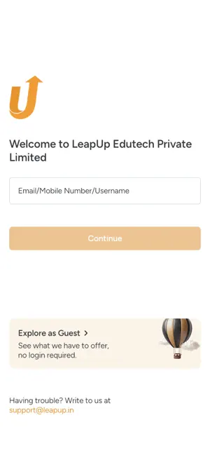 Leapup Edutech iPhone screenshot 1