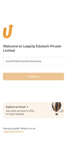 Leapup Edutech iPhone screenshot 1