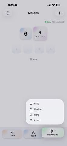 Make 24 Number game Screenshot 7 of 9