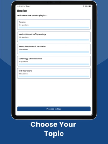EMT Certification Prep Test iPad screenshot