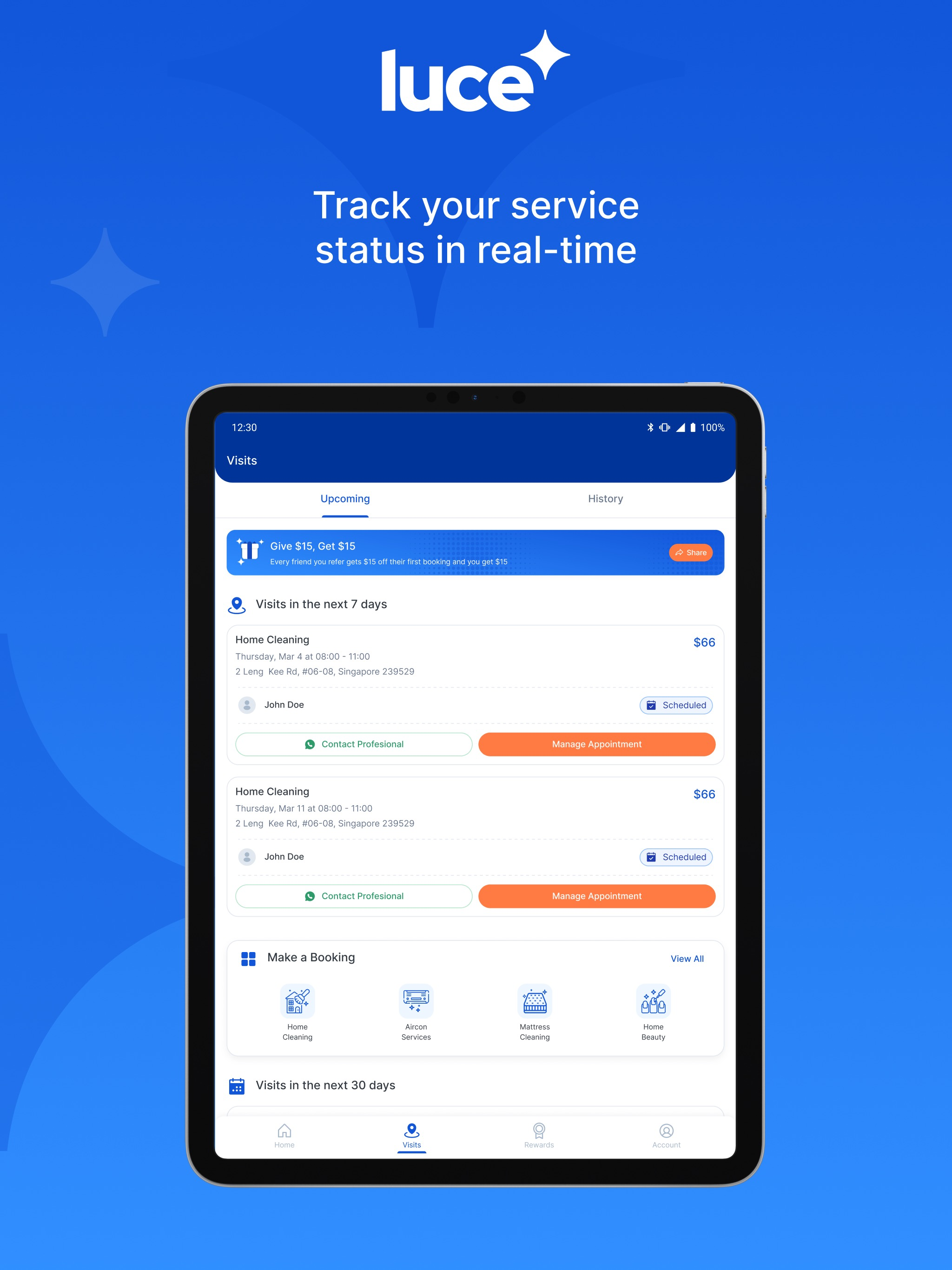 Luce - Home Services Super App