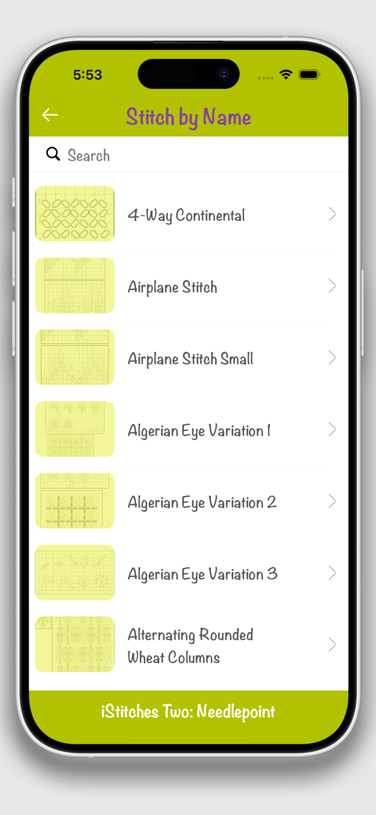 iStitches Two: Needlepoint screenshot 3